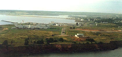 Aerial view of Souris from the east - Photo by Boyd Leard