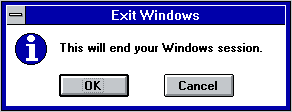 Exit Windows